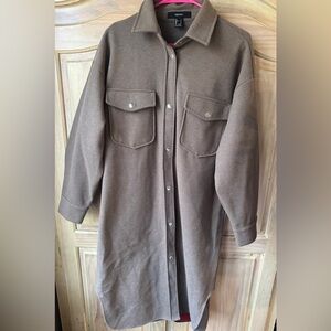 Forever 21 Men's Brown Shirt Jacket